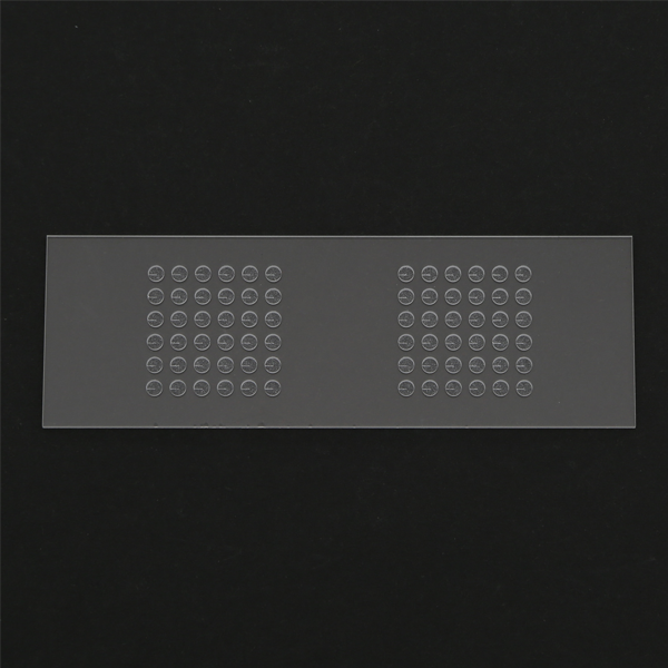 glass cover with edge step for encapsulation
