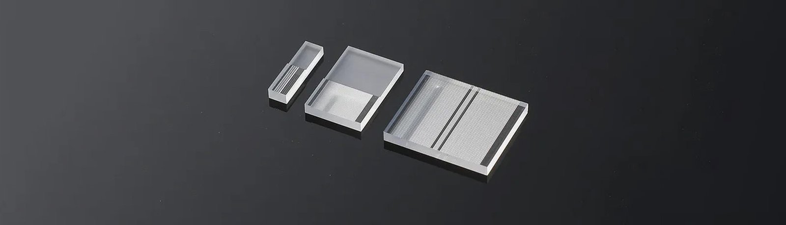 Quartz V-Groove Substrates for Optical Fiber Arrays